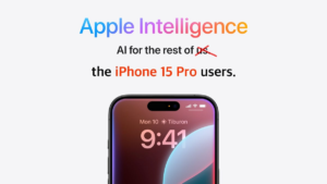 Apple Intelligence on iPhone 15