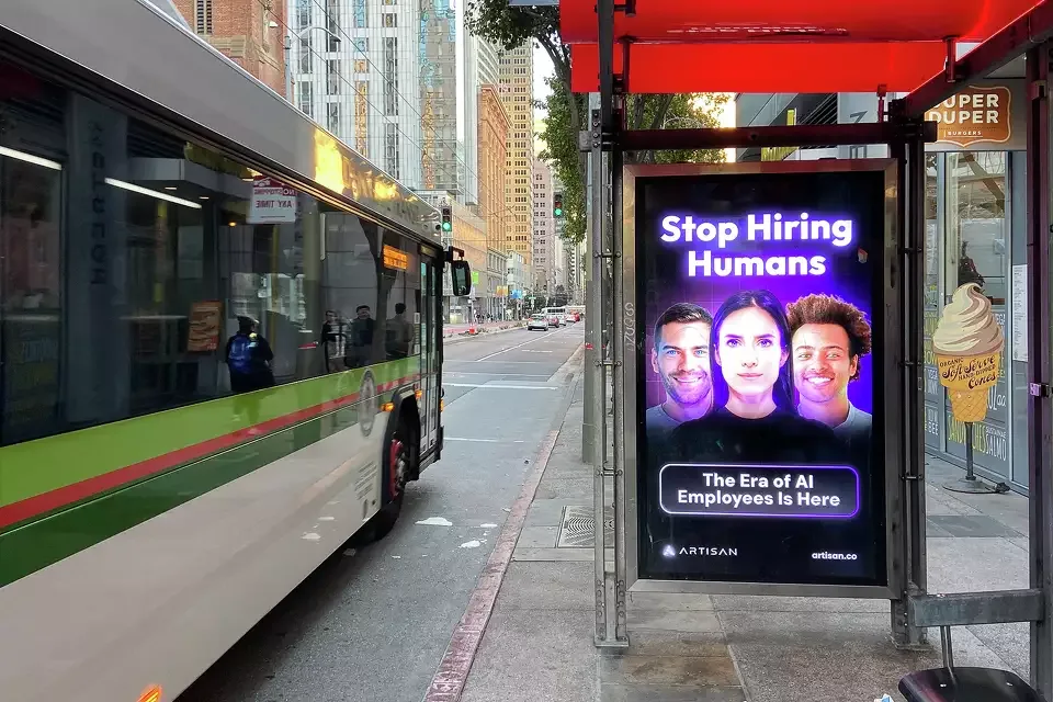 WTF? Tech Ad Says ‘Stop Hiring Humans’ and Sparks Outrage!
